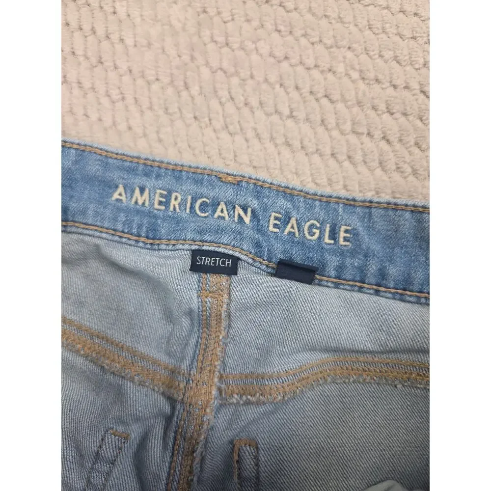 American Eagle Jeans Womens 2 Super High Rise Baggy Wide Leg - Picture 6 of 10